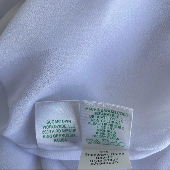 Lilly Pulitzer pearl White Gold Trim Shift Mini Dress 33334 - Picture 7 of 8